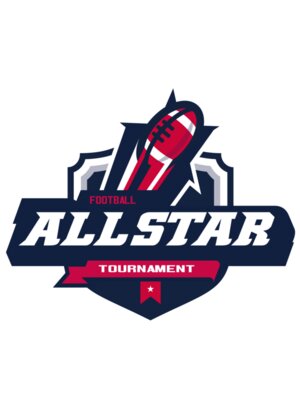Allstar Tournament Football logo template