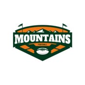 Mountains Football logo template 02