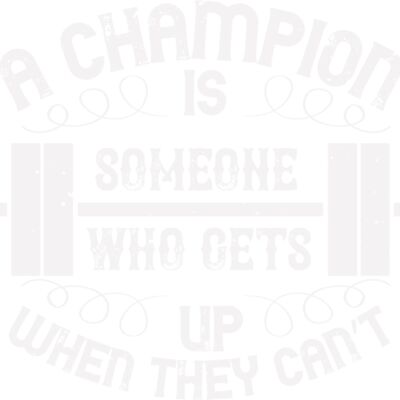 A champion is someone who gets up when they cant Thumbnail